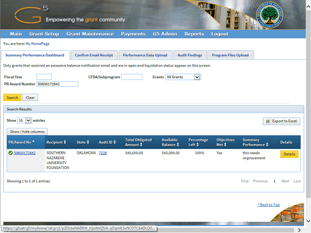 Screen image of this step