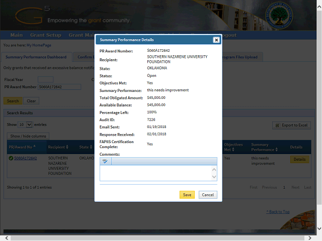 Screen image of this step