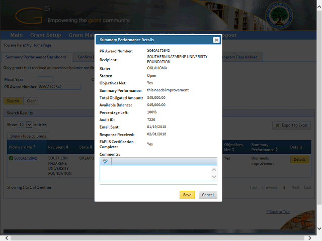 Screen image of this step
