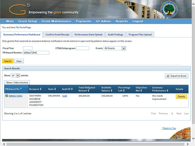 Screen image of this step