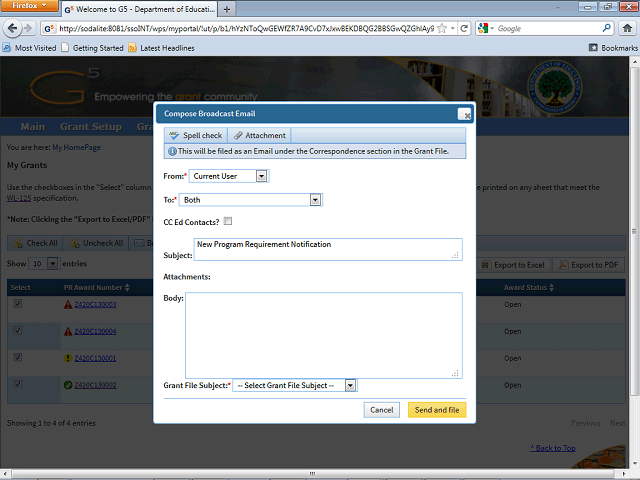 Screen image of this step