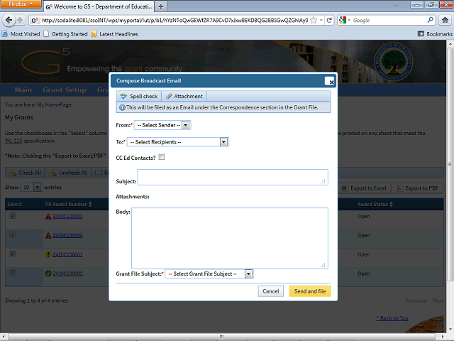 Screen image of this step