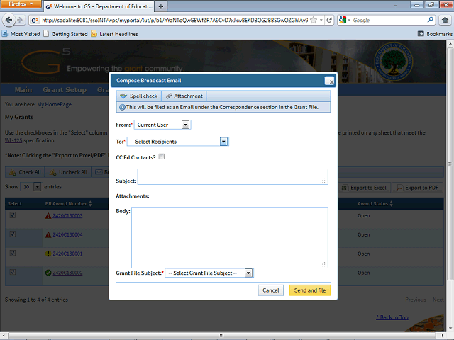 Screen image of this step