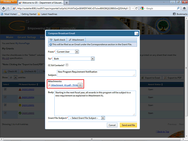 Screen image of this step