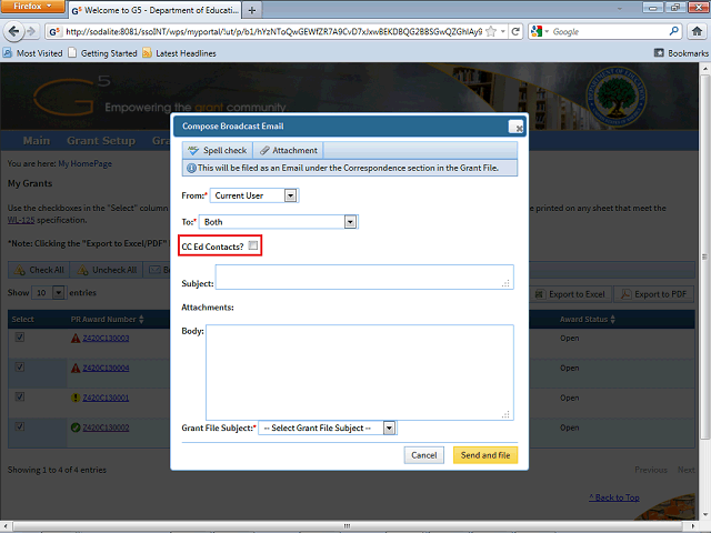 Screen image of this step