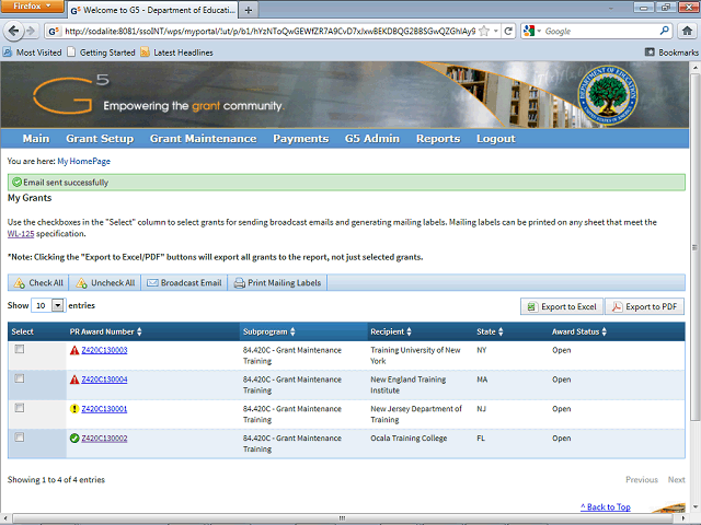 Screen image of this step