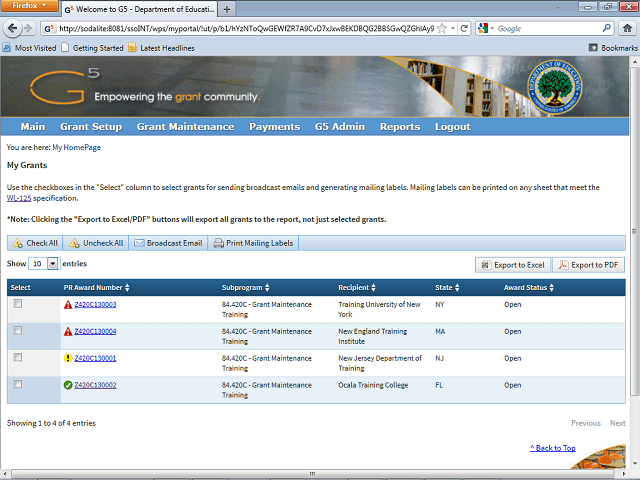 Screen image of this step