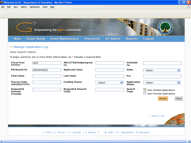 Screen image of this step