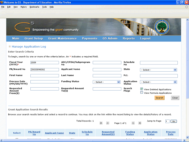 Screen image of this step