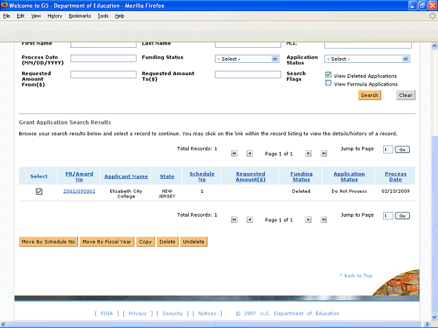 Screen image of this step