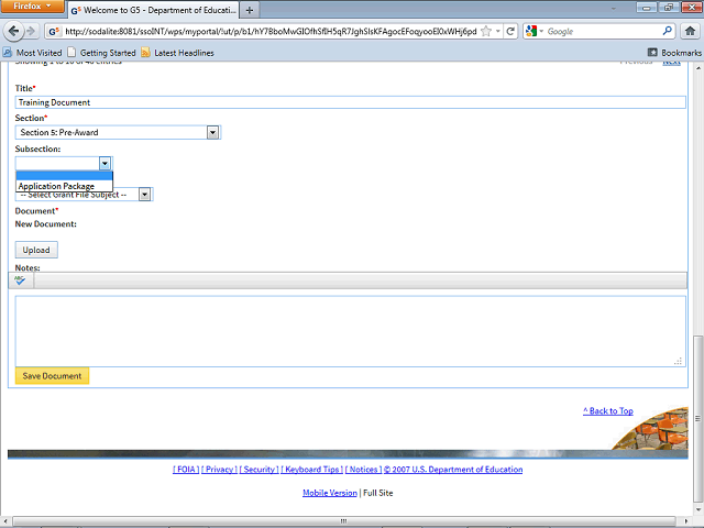 Screen image of this step