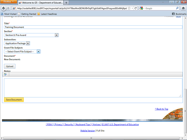 Screen image of this step
