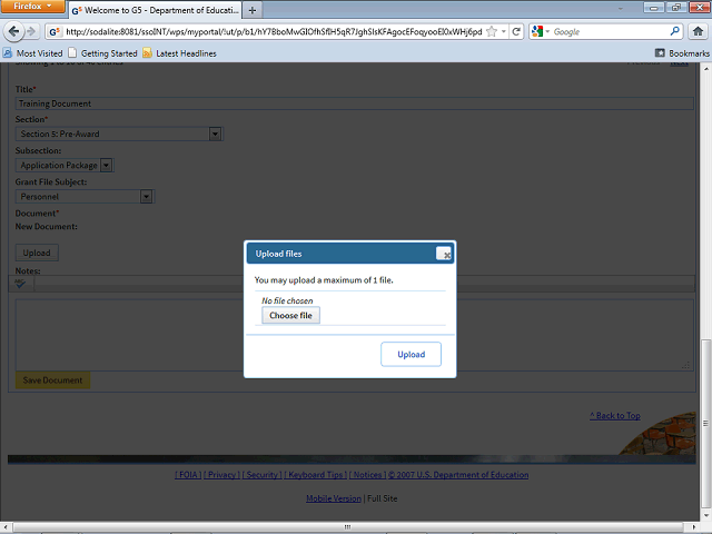 Screen image of this step