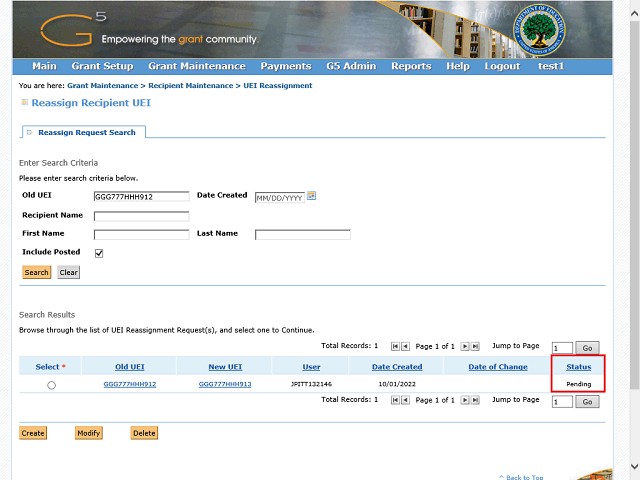 Screen image of this step