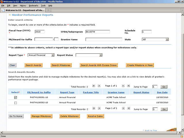 Screen image of this step