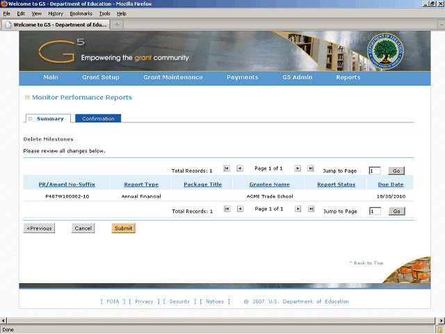 Screen image of this step