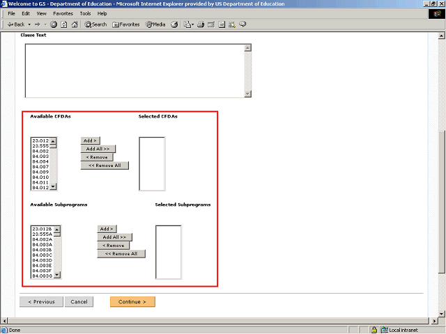 Screen image of this step