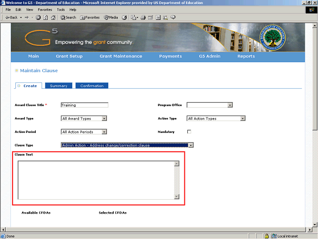 Screen image of this step