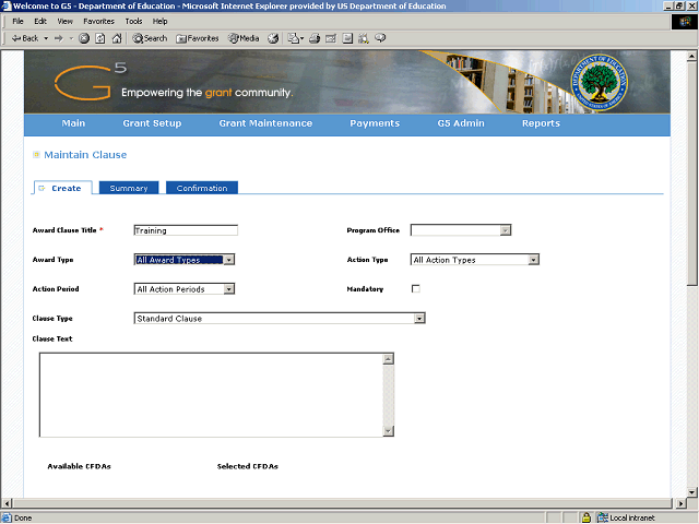 Screen image of this step