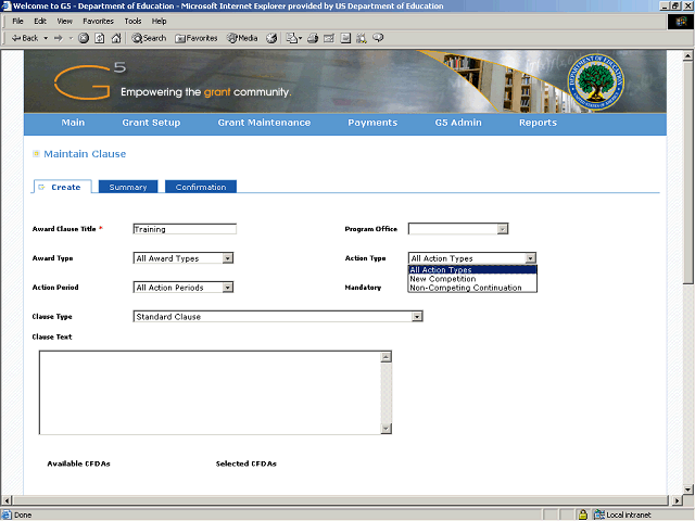 Screen image of this step