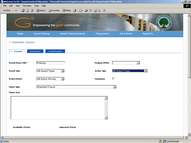 Screen image of this step