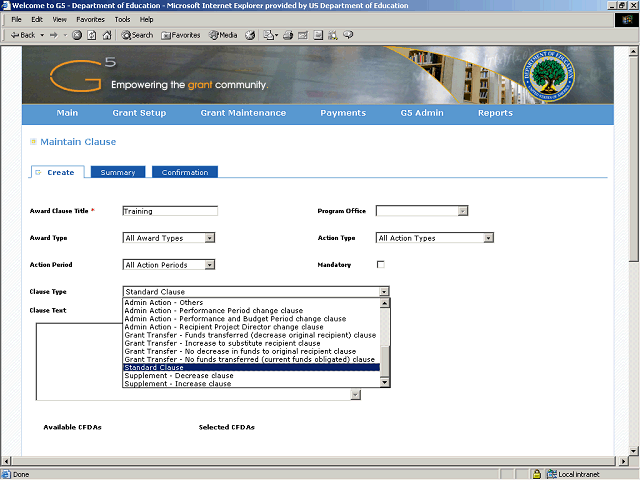 Screen image of this step