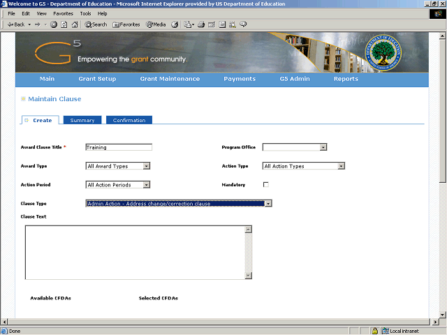 Screen image of this step