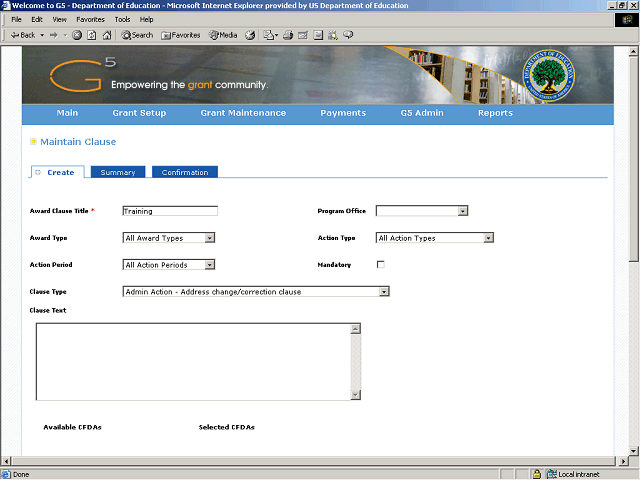 Screen image of this step