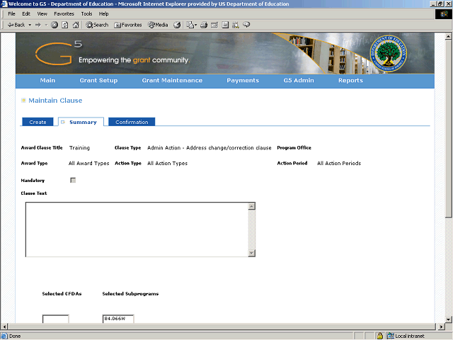 Screen image of this step