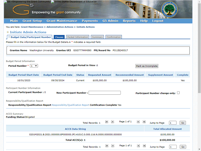 Screen image of this step