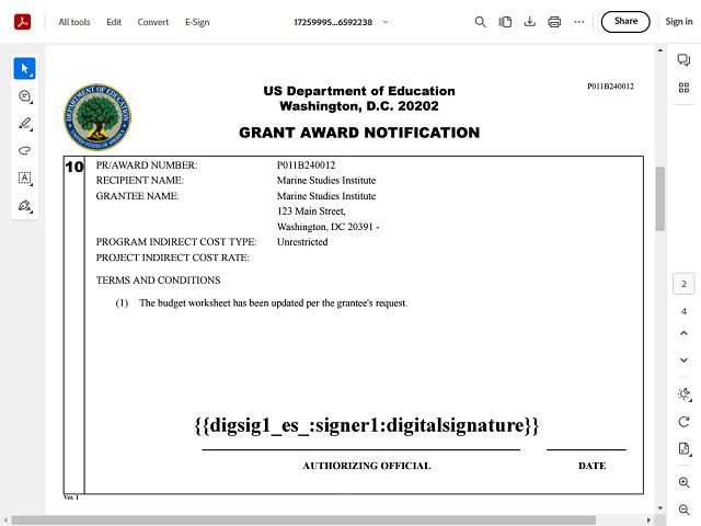 Screen image of this step