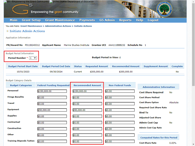 Screen image of this step