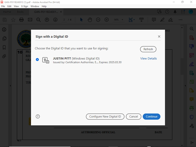 Screen image of this step