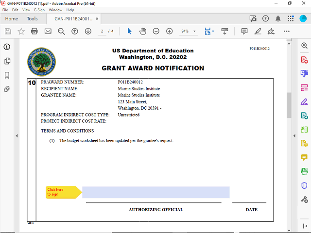 Screen image of this step