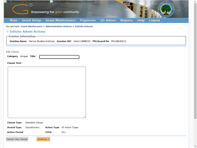 Screen image of this step