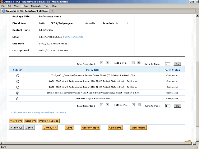 Screen image of this step