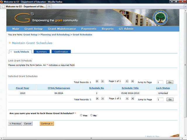 Screen image of this step