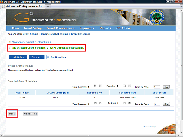 Screen image of this step
