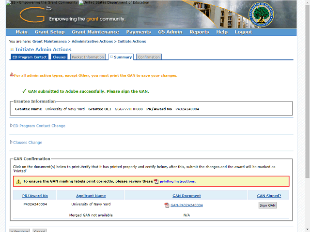 Screen image of this step