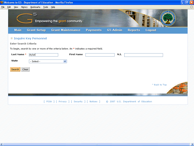 Screen image of this step