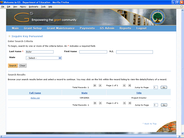 Screen image of this step