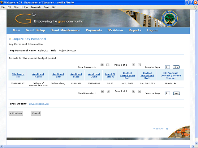 Screen image of this step