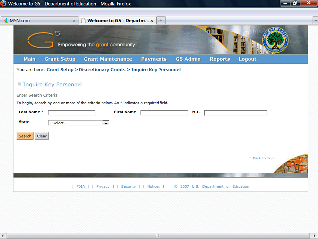 Screen image of this step