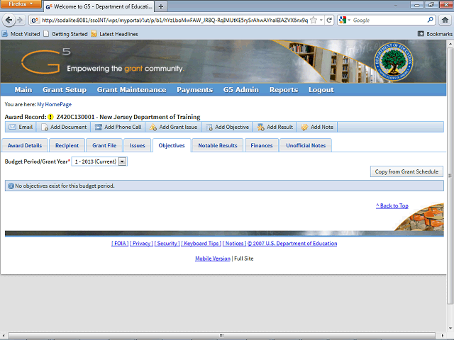 Screen image of this step