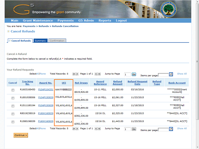 Screen image of this step