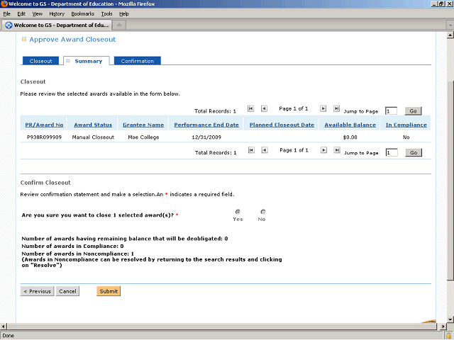 Screen image of this step
