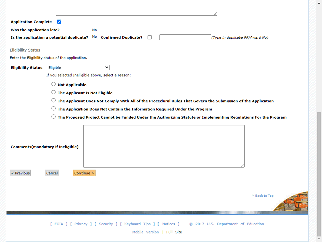 Screen image of this step