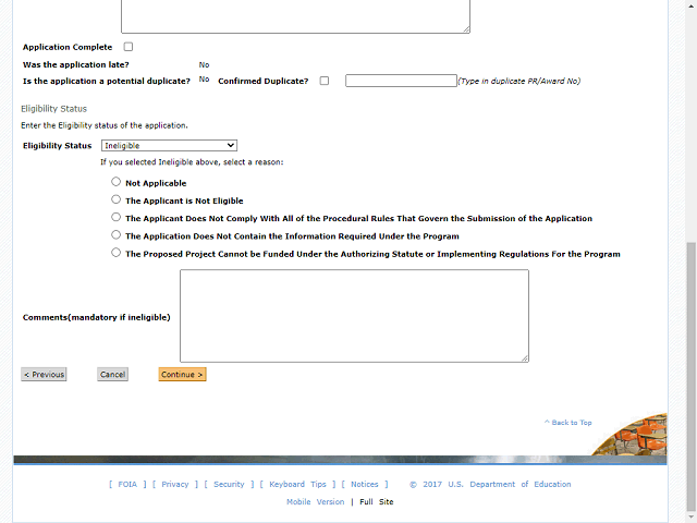 Screen image of this step
