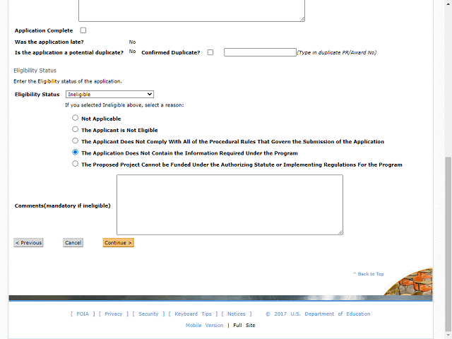 Screen image of this step