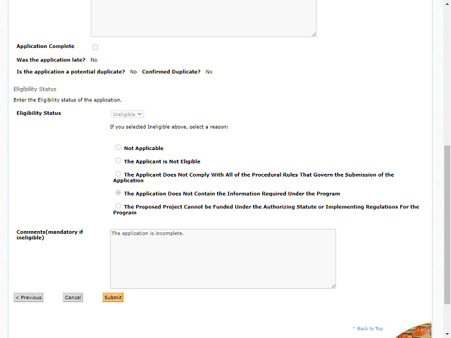 Screen image of this step